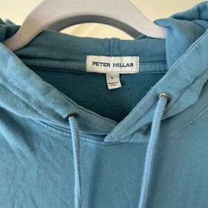 Peter Millar Teal Hoodie
